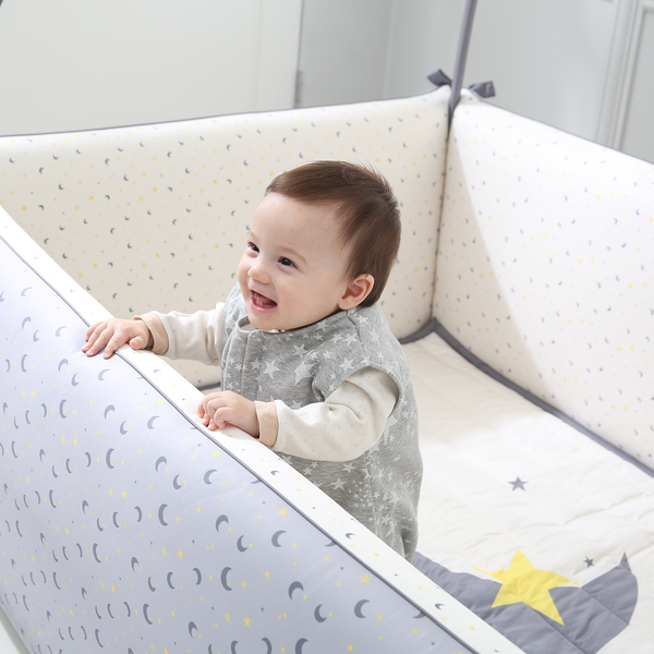 LOLBaby Microfiber Bumper Bed Big Moon ITOTS PTE LTD
