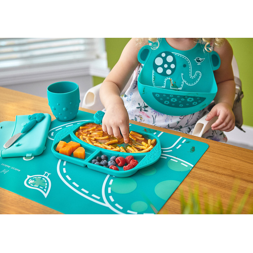 Marcus & Marcus Silicone Divided Plate - Ollie