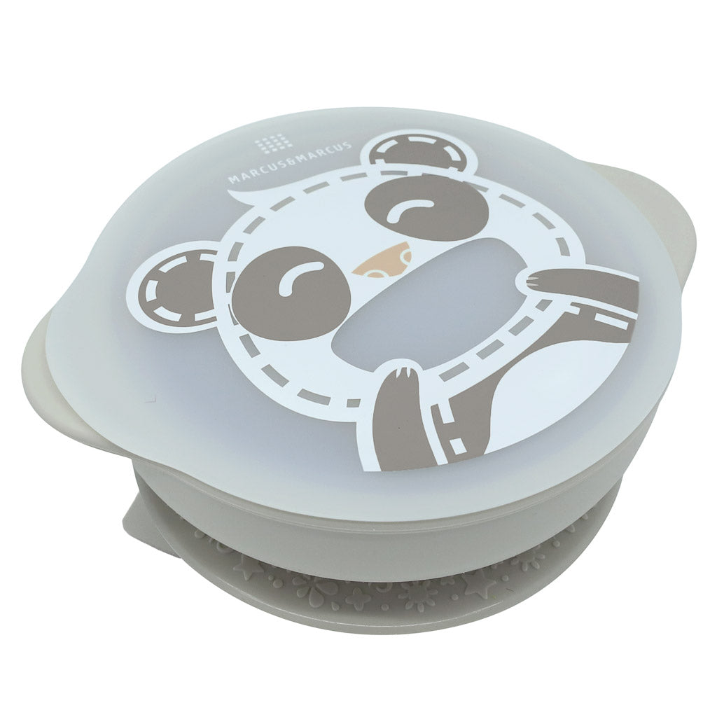 Marcus &amp; Marcus Suction Bowl with Lid - Pebble