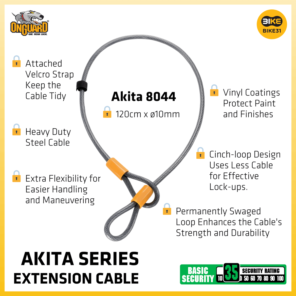 OnGuard Akita Series Extension Cable