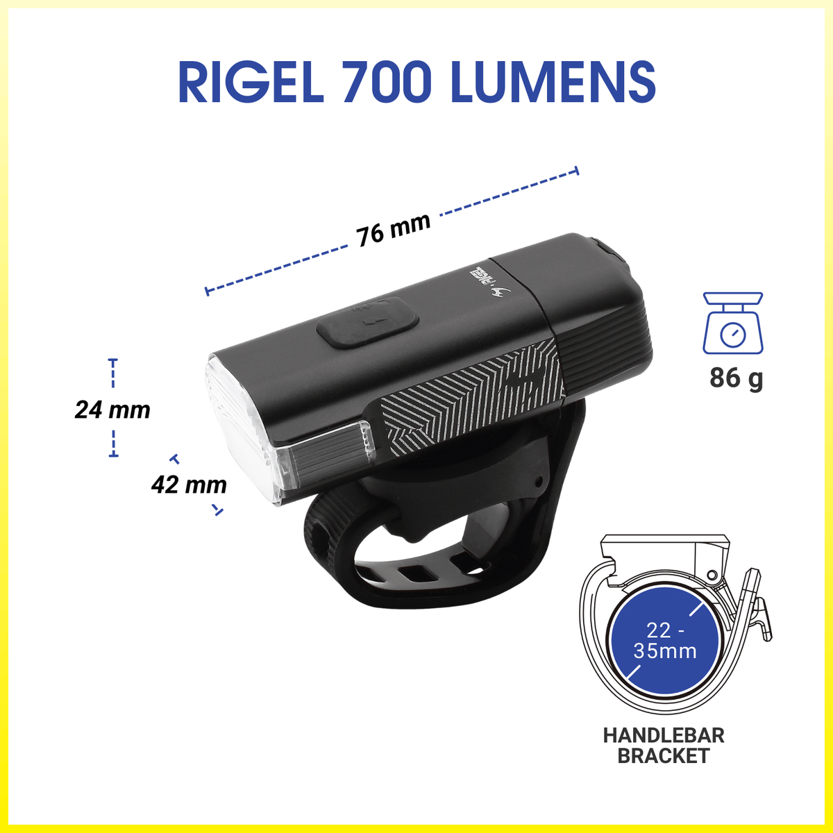 Moon Rigel 700 Lumens Bicycle Light