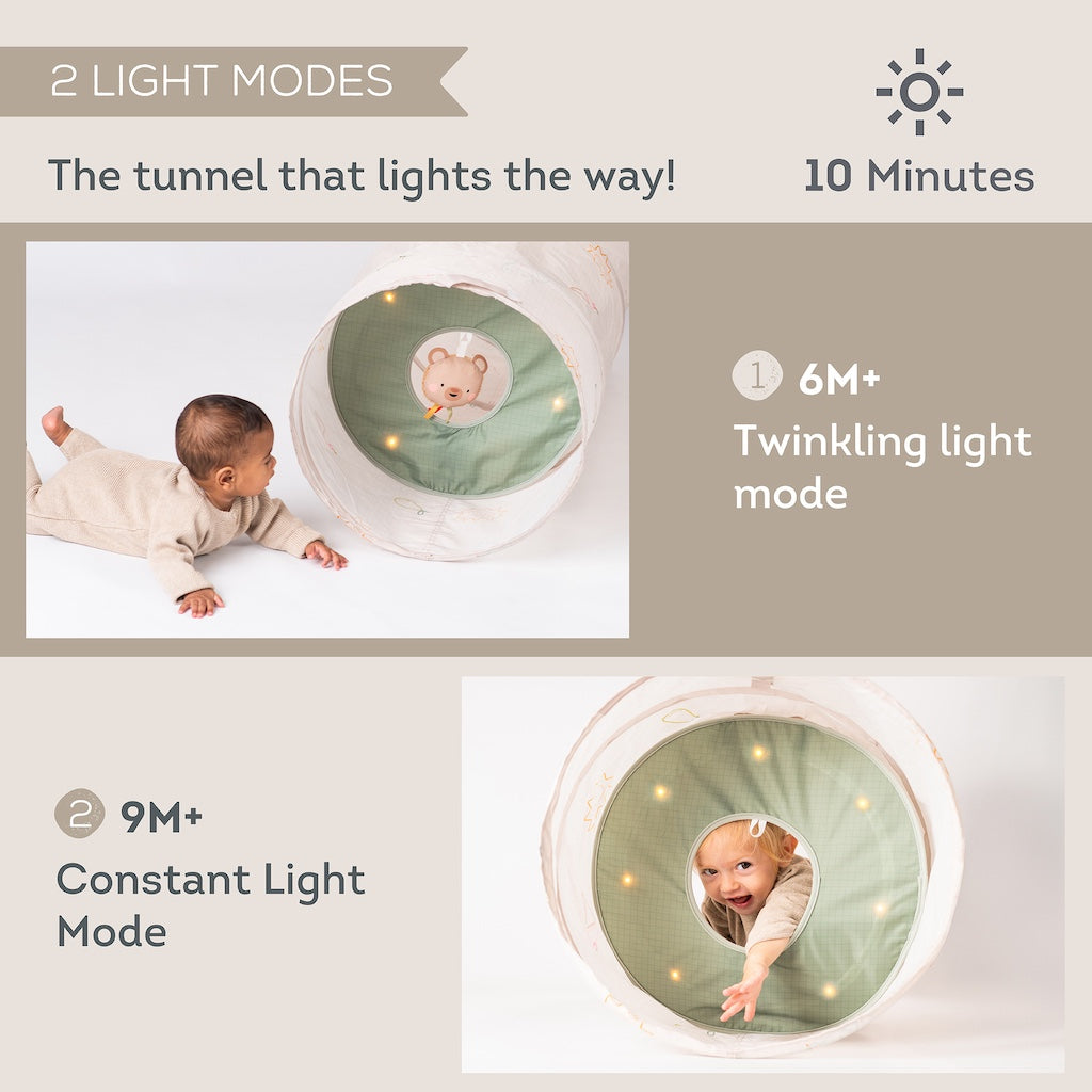 Taf Toys Glow &amp; Crawl Tunnel