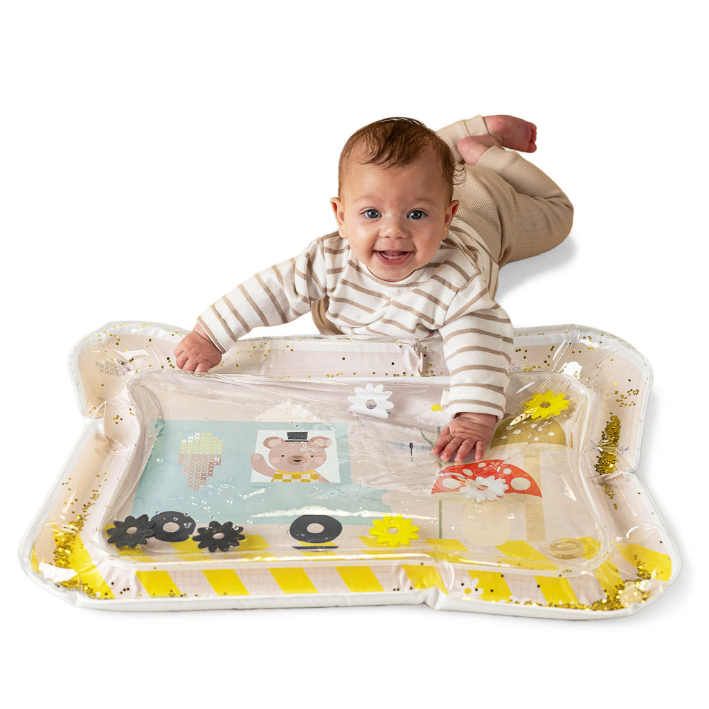 Taf Toys Baby Tummy Time Water Mat - Ice cream Bear