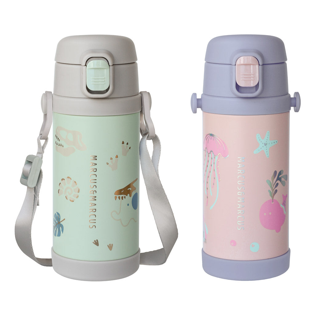 Marcus & Marcus Straw and Spout Insulated Water Bottle (350ml)