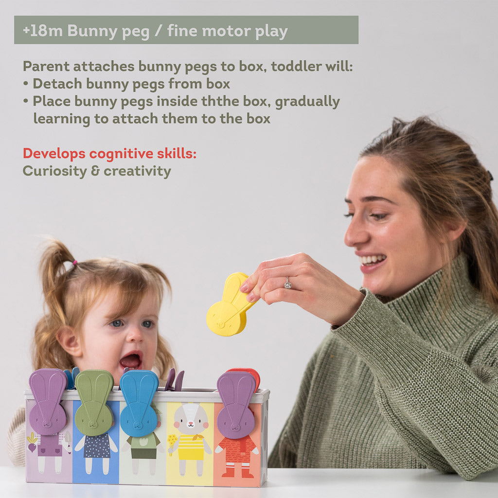 Taf Toys Bunny School Match & Count Toy - ITOTS PTE LTD