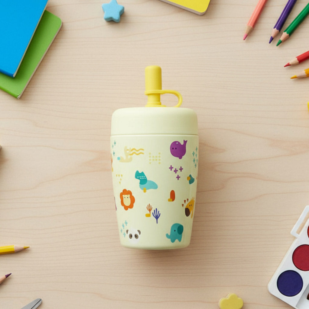 Marcus & Marcus Double-Wall Insulated Stainless Steel Straw Tumbler