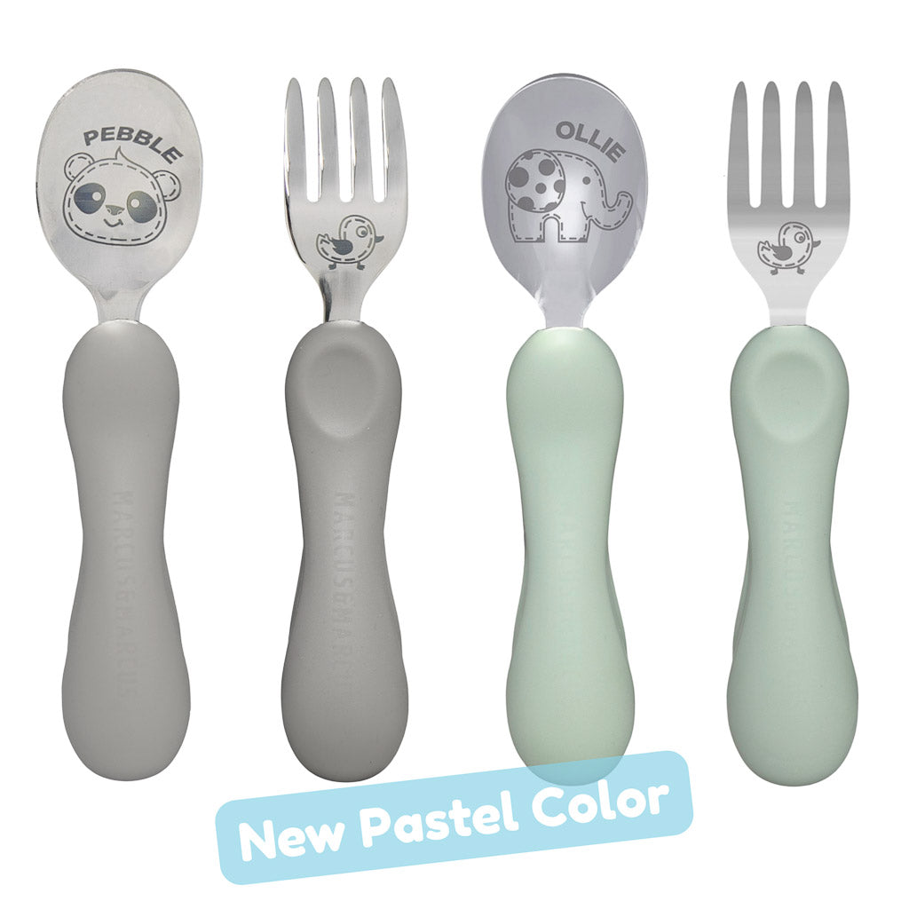 Marcus &amp; Marcus Easy Grip Spoon &amp; Fork Set