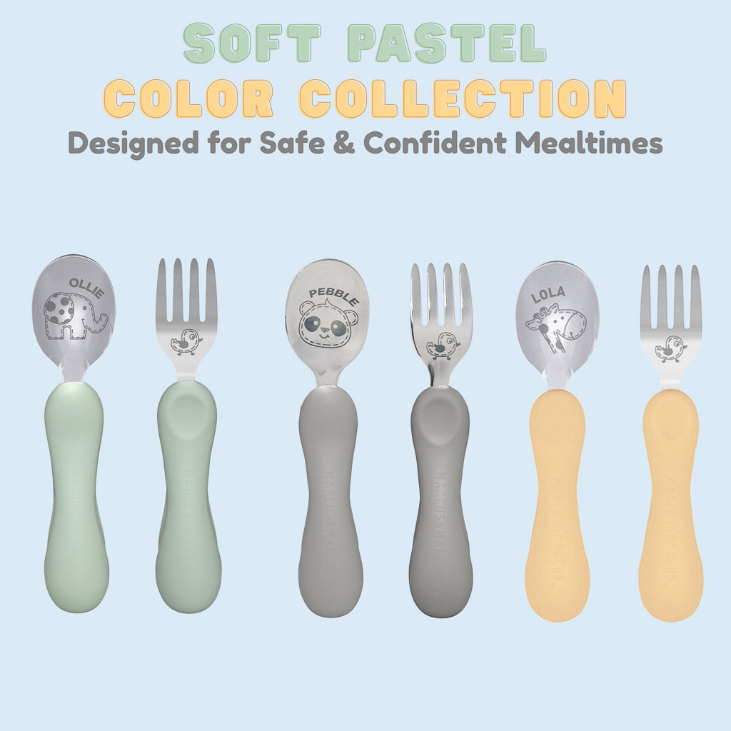 Marcus & Marcus Easy Grip Spoon & Fork Set
