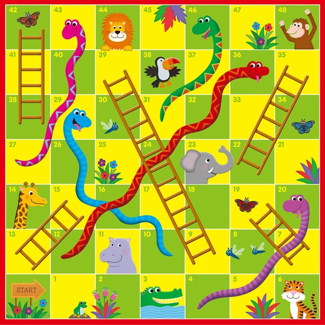 Galt Giant Snake &amp; Ladder Puzzle
