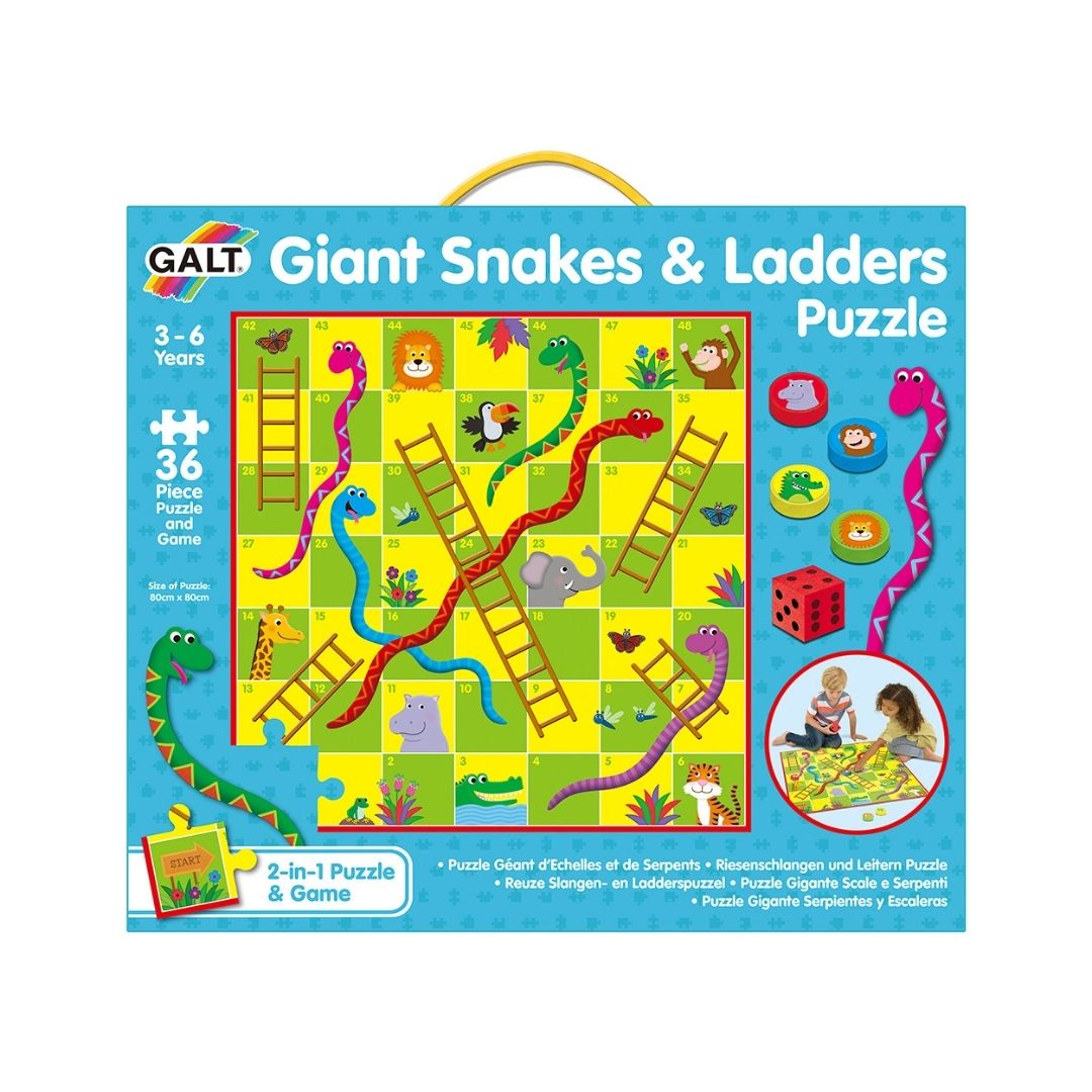 Galt Giant Snake &amp; Ladder Puzzle
