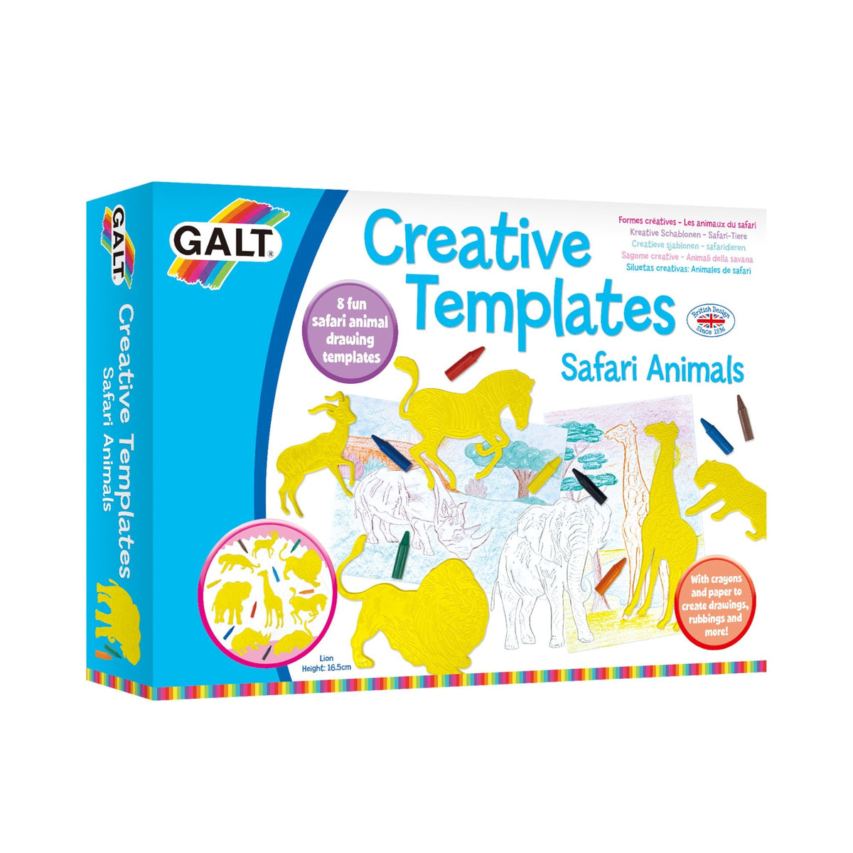 Galt Creative Template (Safari Animals)