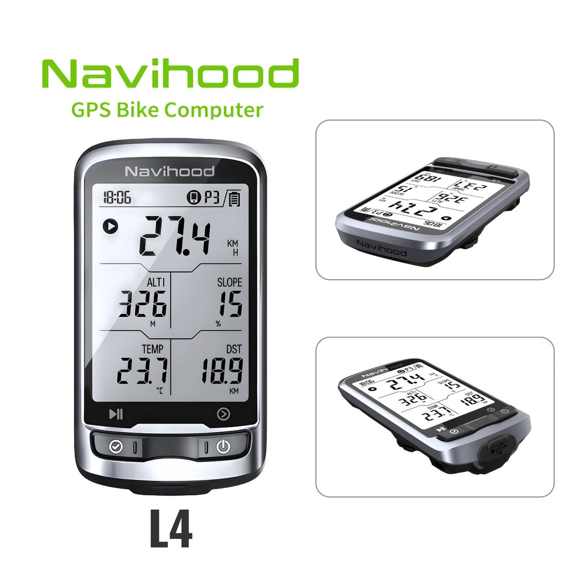Navihood L4 GPS Bike Computer