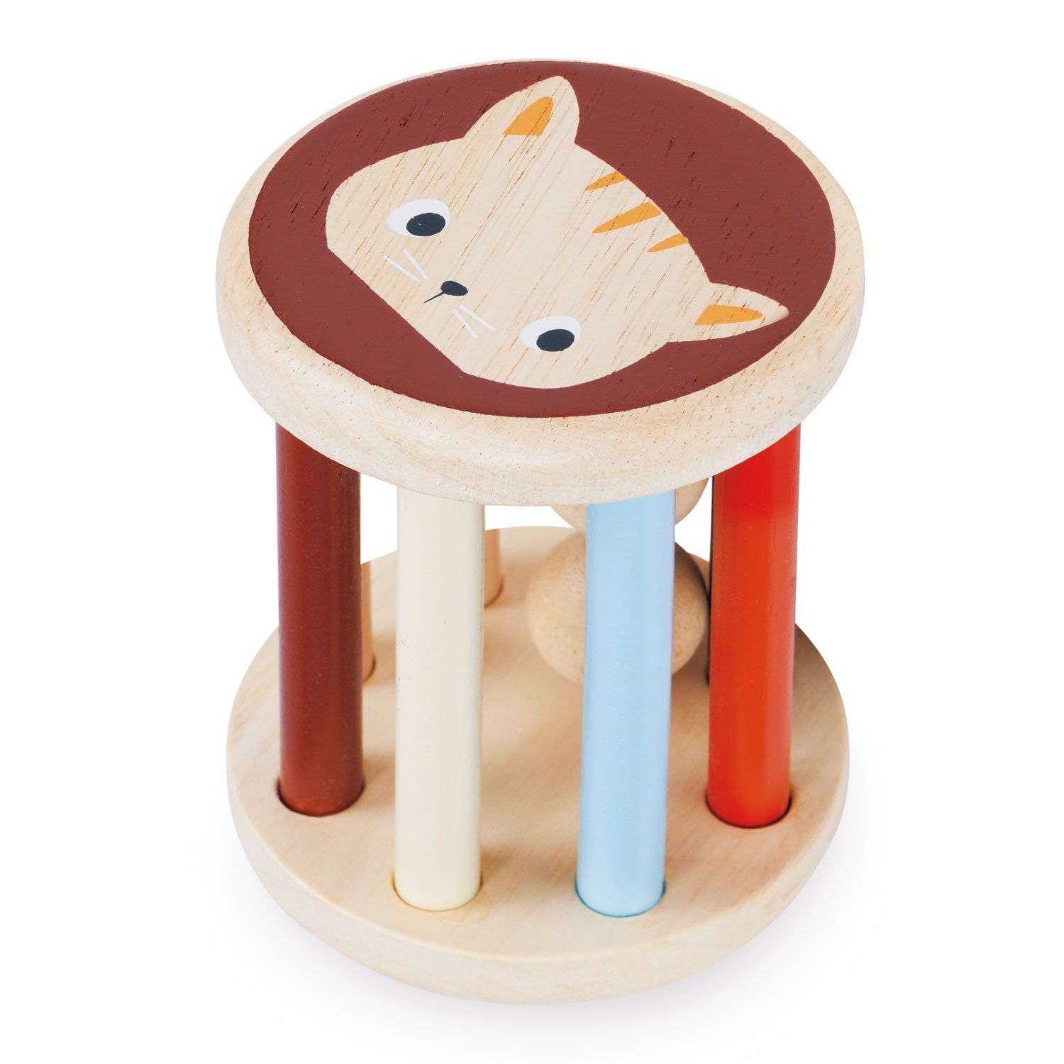 Mentari Toys Rolling Kitten Rattle