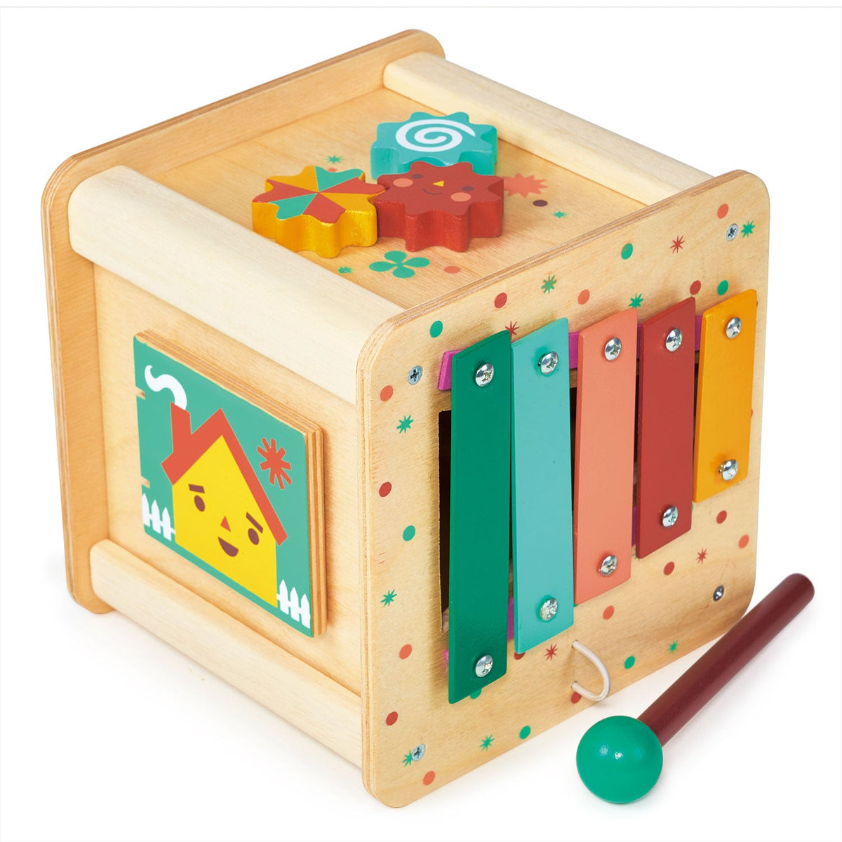 Mentari Toys Toddler Activity Cube