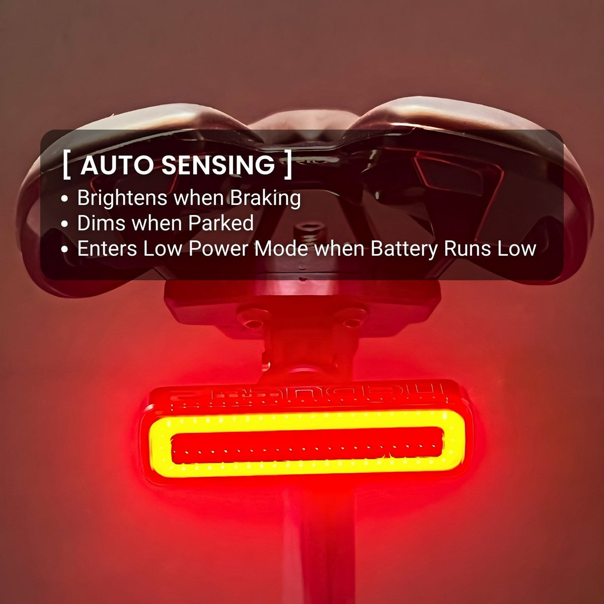 Moon Nebula 2 Sense 350 Lumens Bike Light (Brake Sensing)