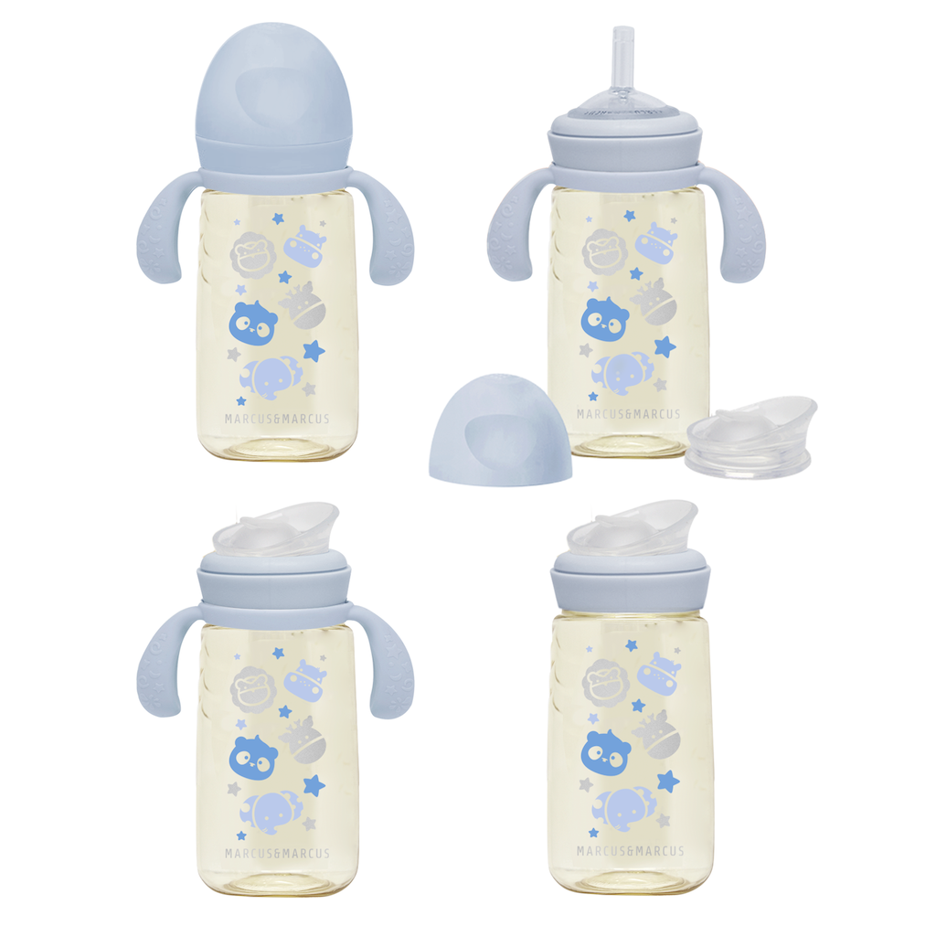 PPSU Transition Trainer Bottle 300ml  - Blue_02.png