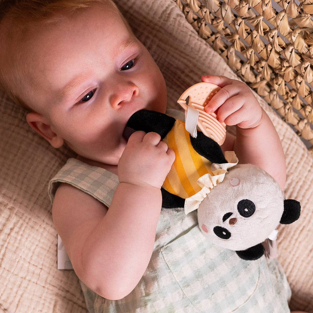 Taf Toys Baby Stroller Hanging Plush Toy with Teether