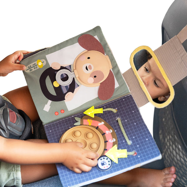 Taf Toys Ride Time Busy Book | Toddler Activity Book | Montessori Trav ...