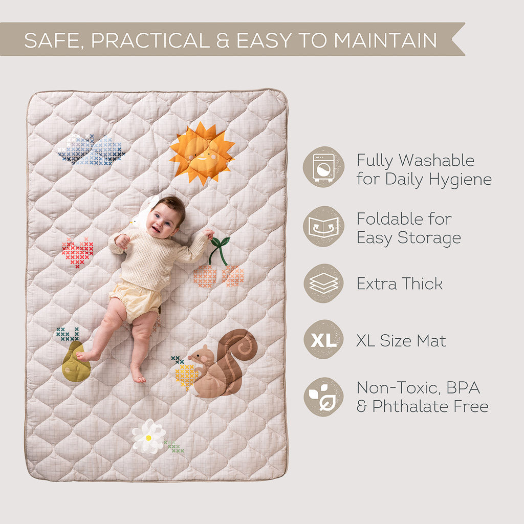Taf Toys Fantasy Bloom Quilted Playmat