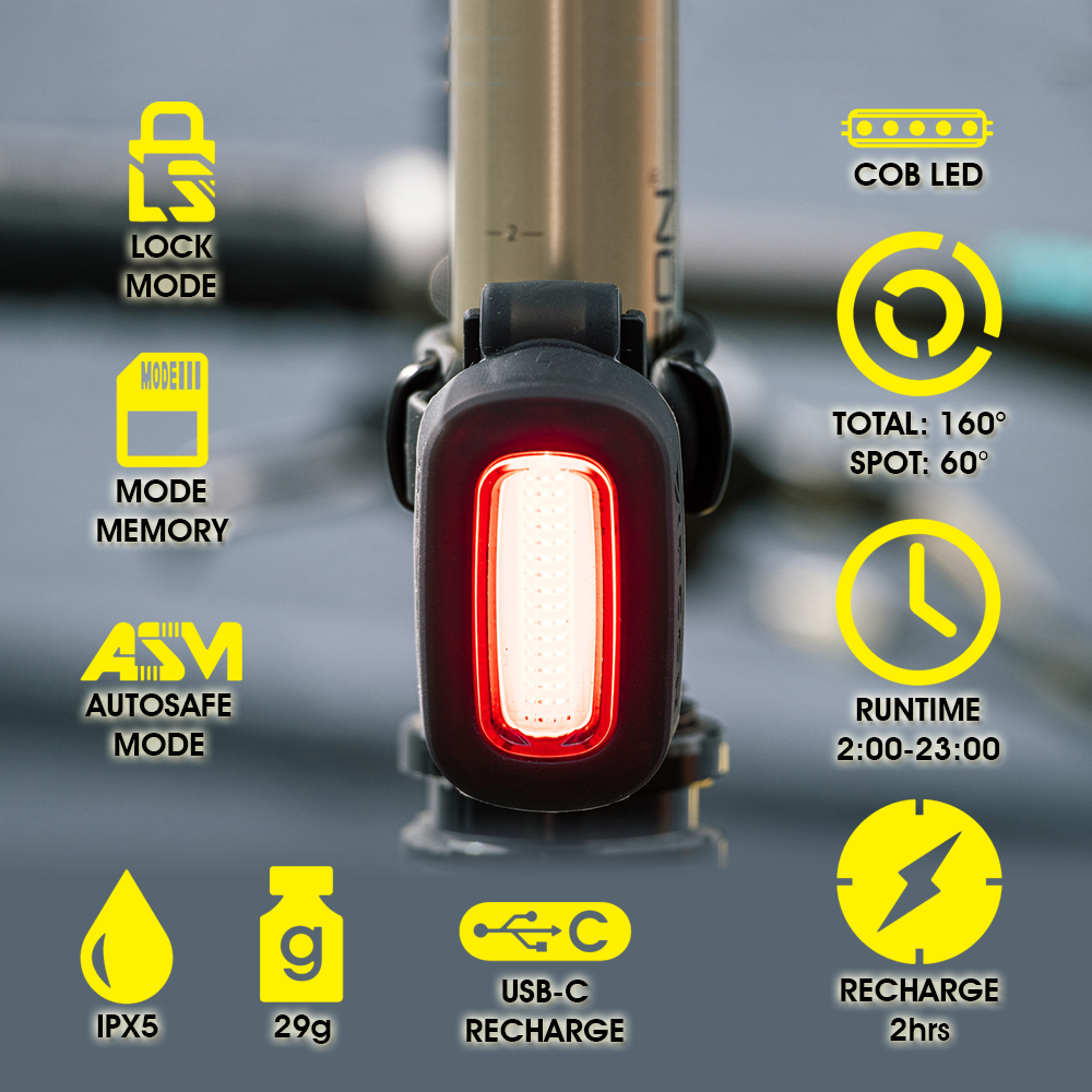 Moon ZIRCON Bicycle Running Sports Versatile Lights (14 Multi-Color Casing) (4 LED Color)