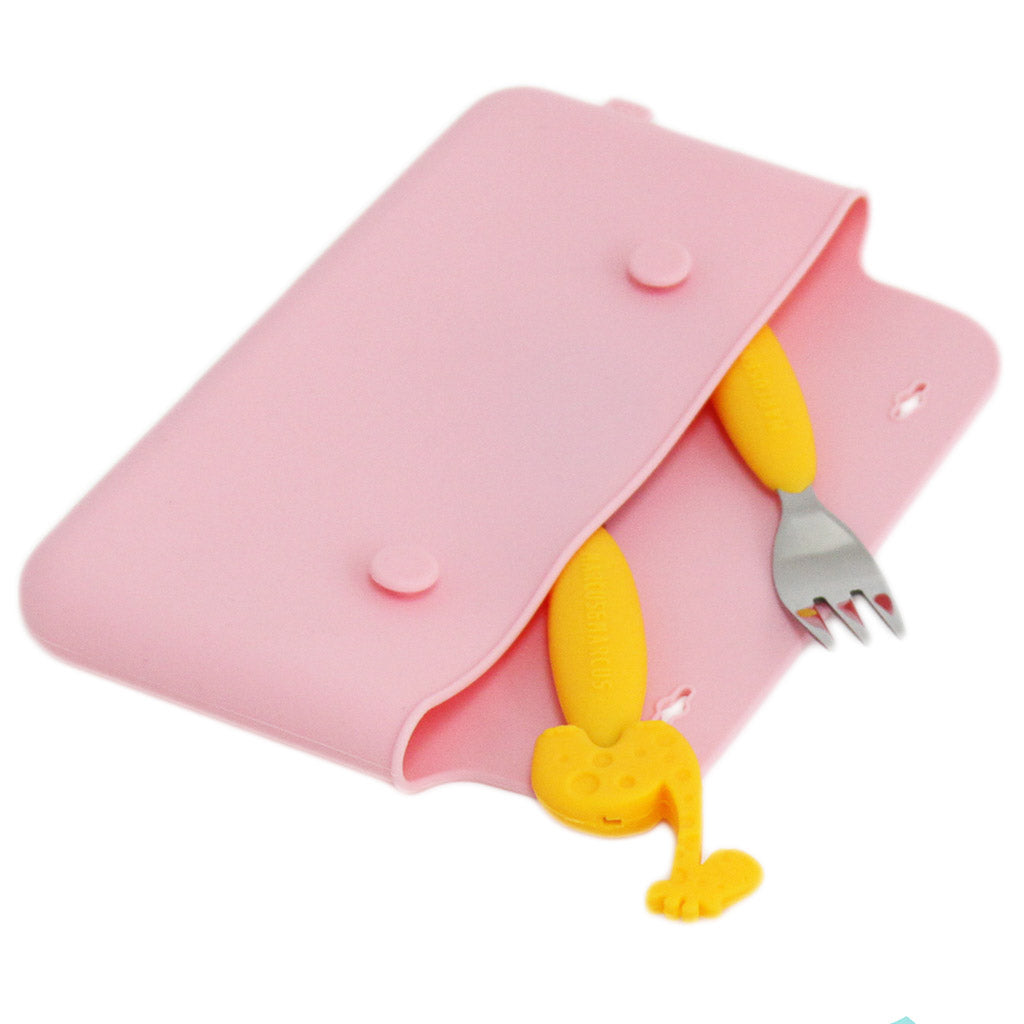 Marcus &amp; Marcus Cutlery Pouch - Pink