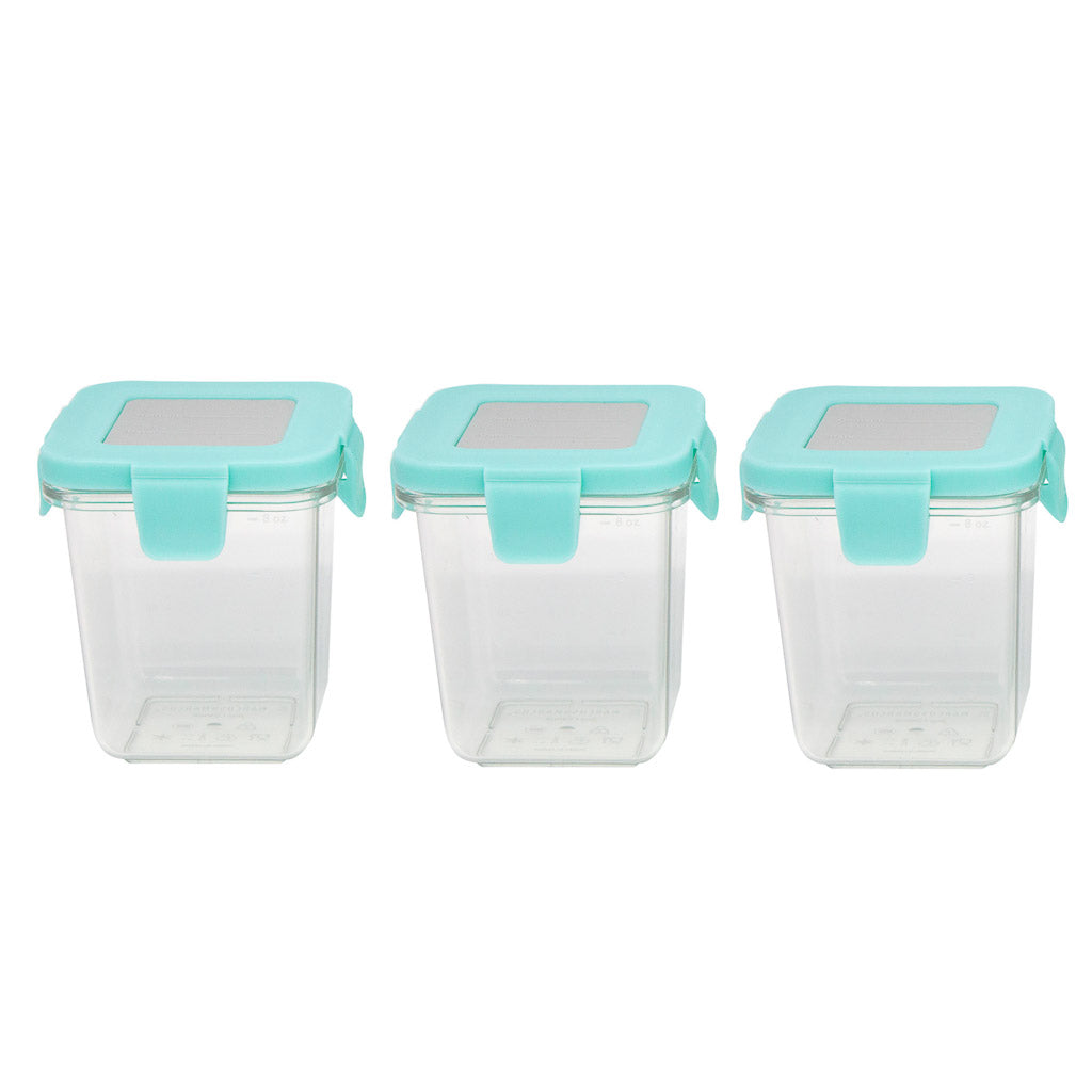 Marcus & Marcus Tritan Air Tight Container - 8oz x 3pcs