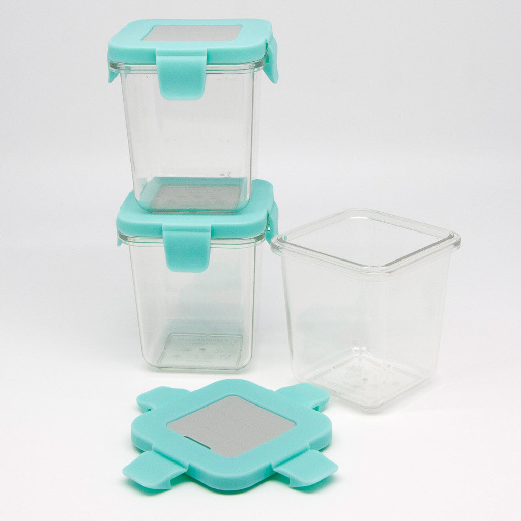 Marcus &amp; Marcus Tritan Air Tight Container - 8oz x 3pcs