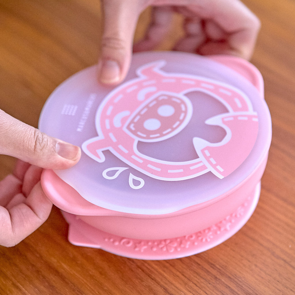 Marcus &amp; Marcus Suction Bowl with Lid - Pokey