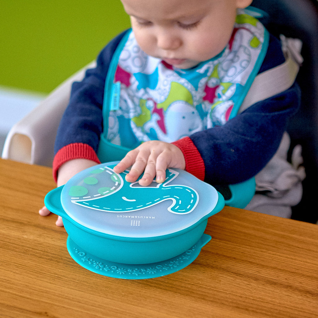 Marcus & Marcus Suction Bowl with Lid - Ollie