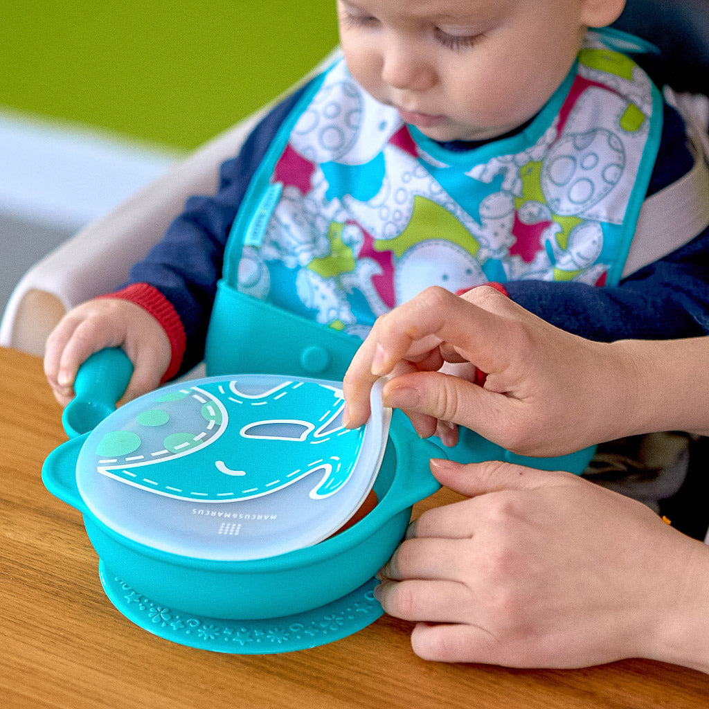 Marcus &amp; Marcus Suction Bowl with Lid - Ollie