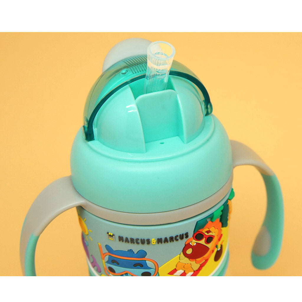 Marcus &amp; Marcus 2-stage Tritan Straw Bottle - Blue