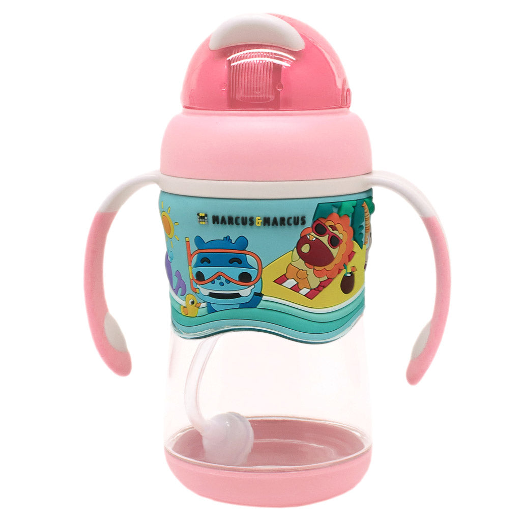 Marcus &amp; Marcus 2-stage Tritan Straw Bottle - Pink
