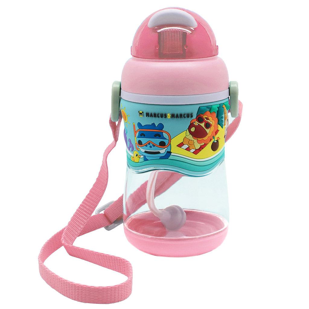 Marcus &amp; Marcus 2-stage Tritan Straw Bottle - Pink