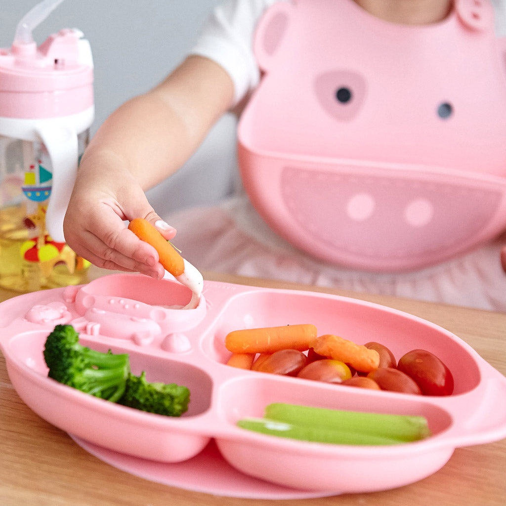 Marcus &amp; Marcus Yummy Dips Suction Divided Plate