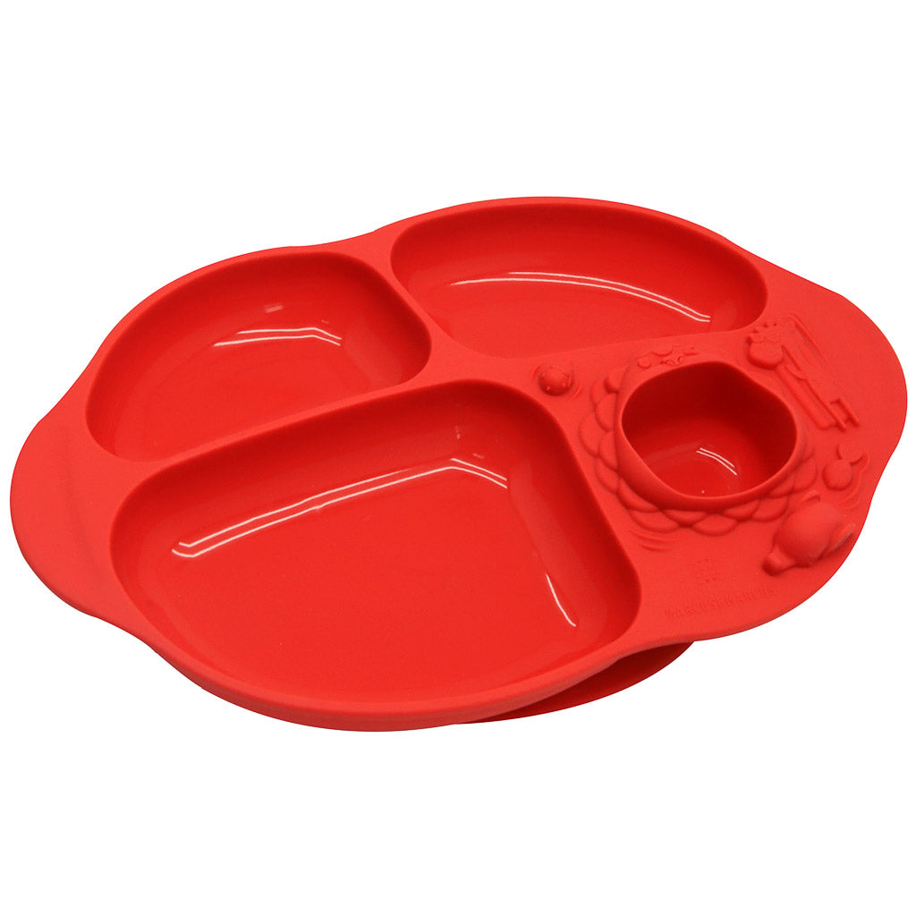 Marcus & Marcus Yummy Dips Suction Divided Plate - Marcus