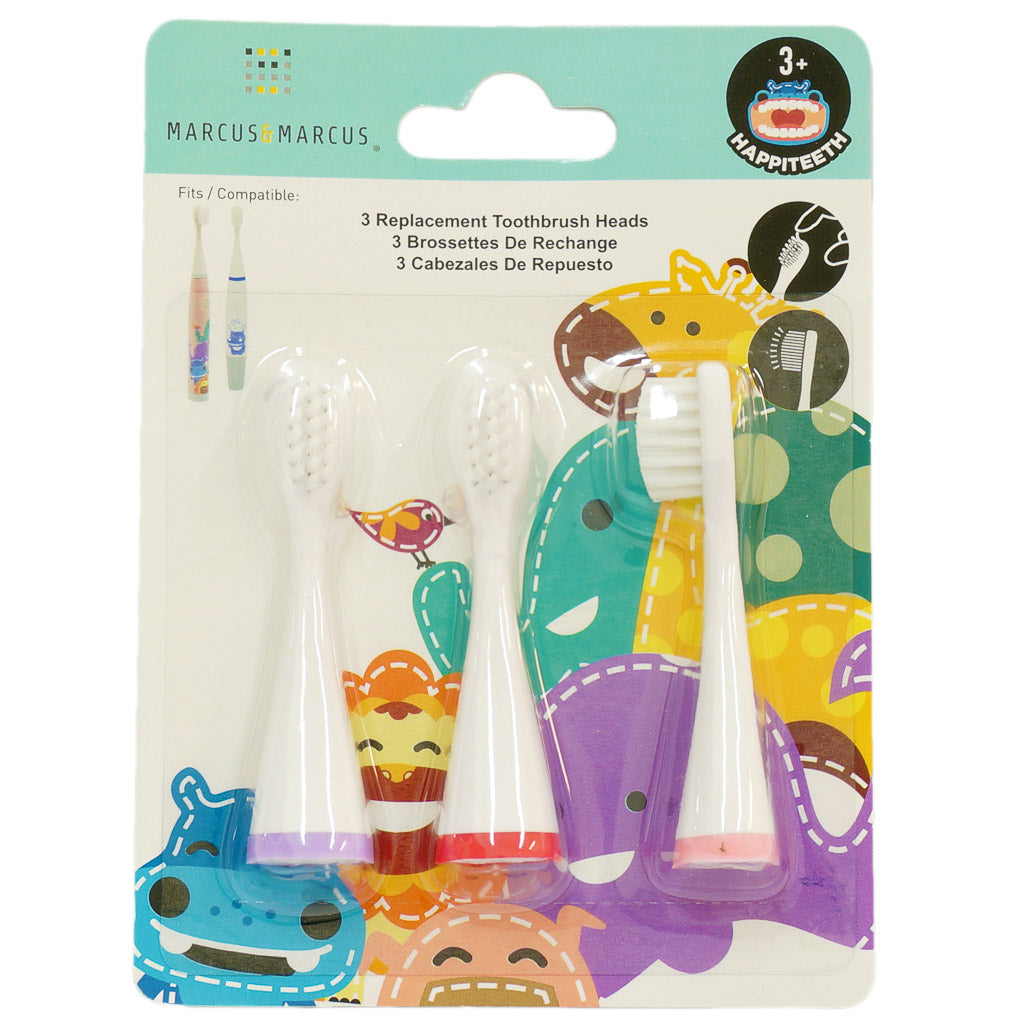 Marcus &amp; Marcus Replacement Toothbrush Heads (Pokey, Marcus, Willo)