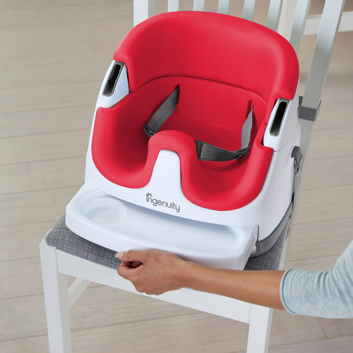 Ingenuity Baby Base 2-in-1- Poppy Red BS11577 P