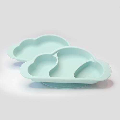 Mint color silicone platter