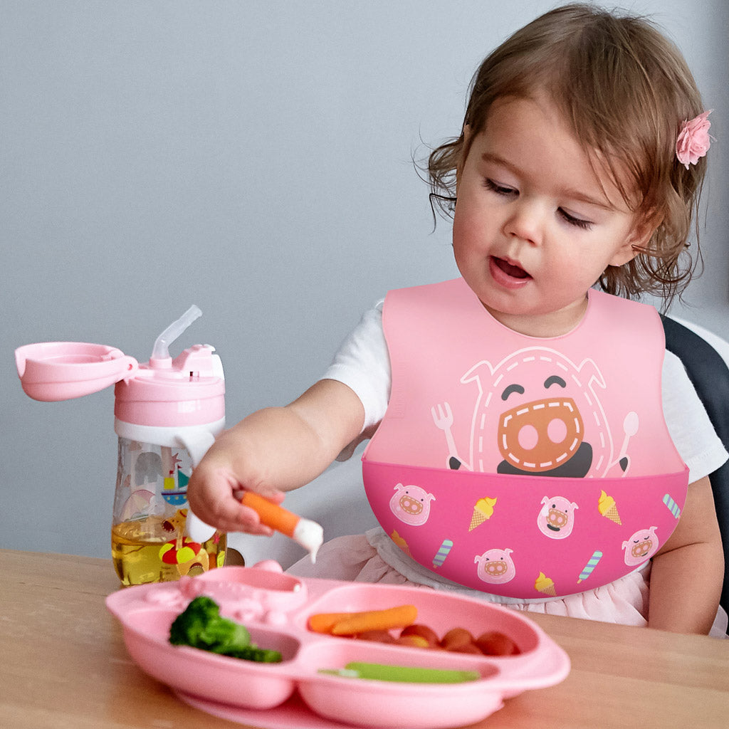 Marcus &amp; Marcus Wide Coverage Silicone Bib