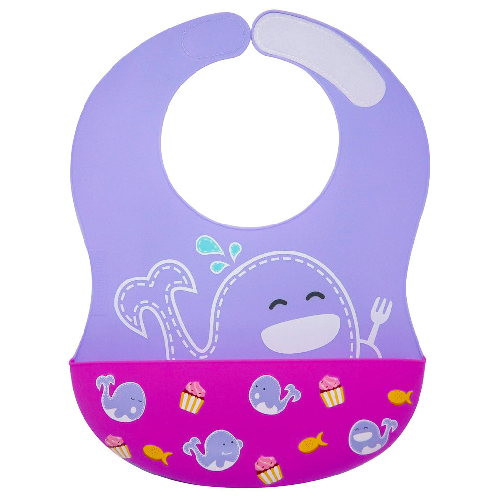 Marcus &amp; Marcus Wide Coverage Silicone Bib
