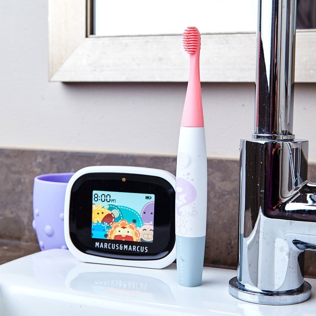 Marcus &amp; Marcus Kids Interactive Sonic Silicone Toothbrush Set