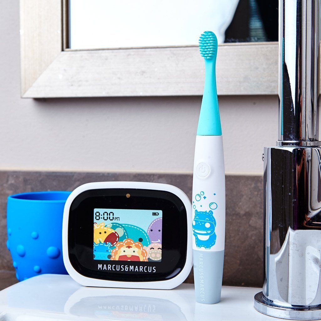 Marcus &amp; Marcus Kids Interactive Sonic Silicone Toothbrush Set