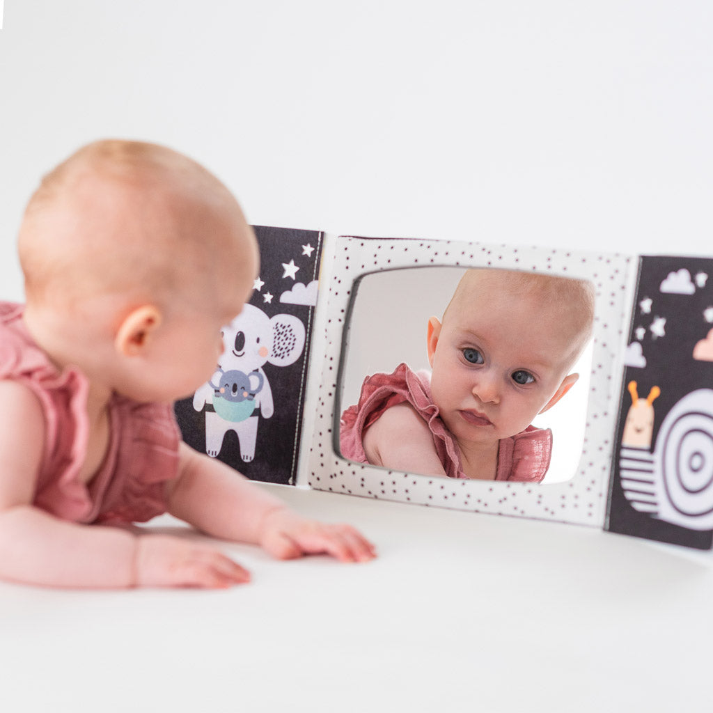 Taf Toys Tummy-Time Mirror Book