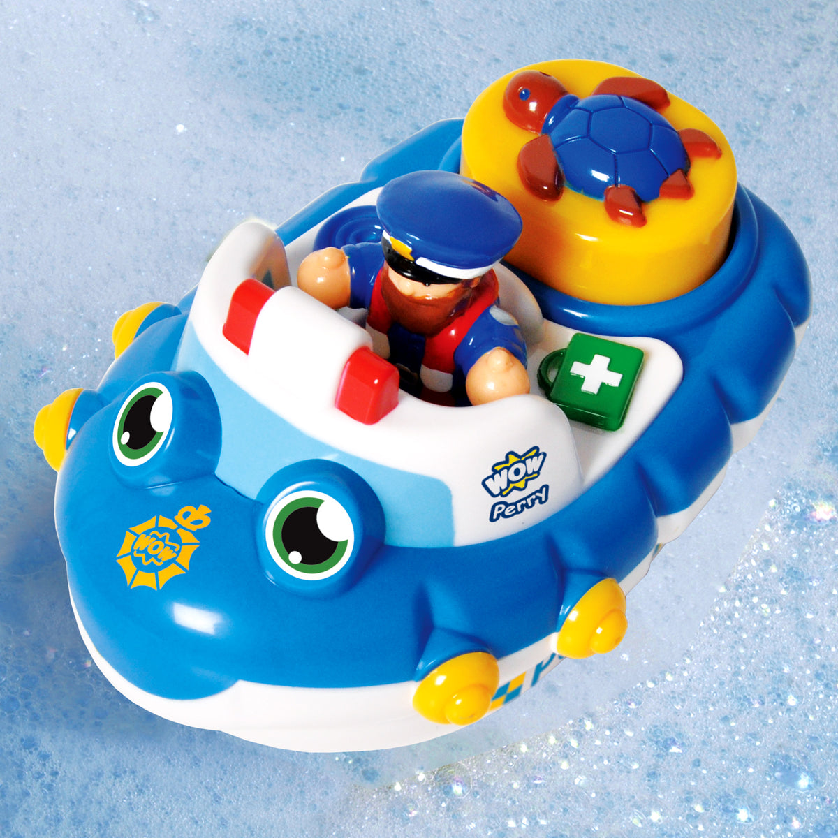 WOW Toys Police Boat Perry (Bath Toy)