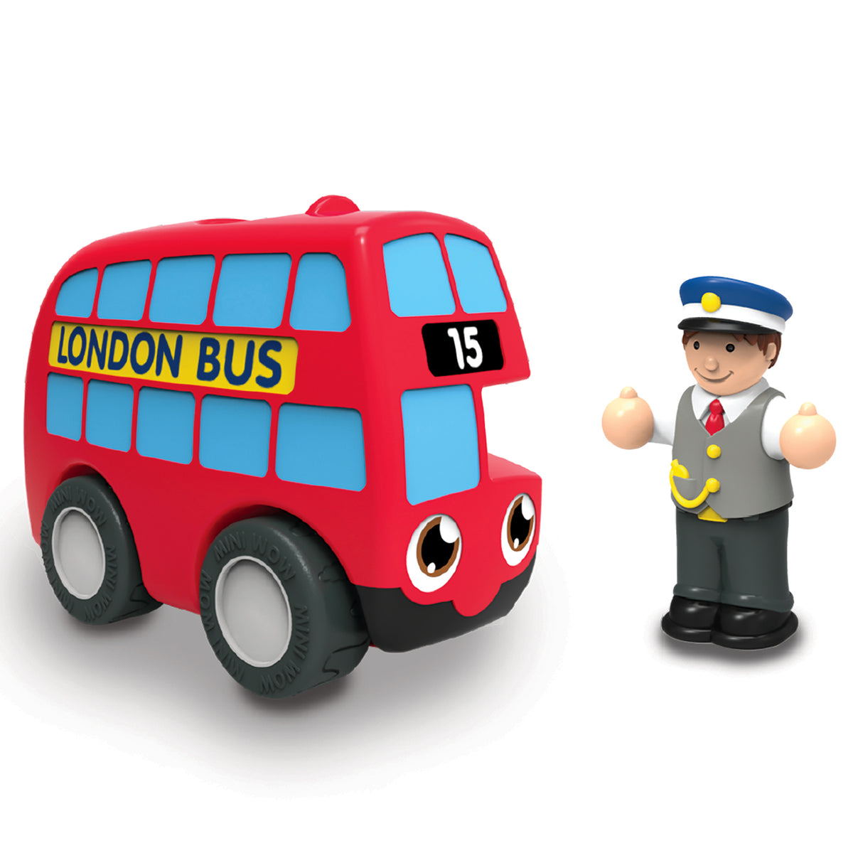 WOW Toys My First WOW- Red Bus Basil