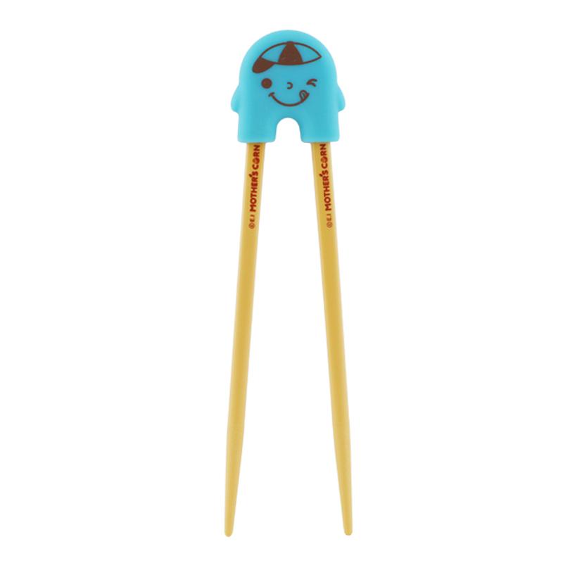 Mother&#39;s Corn Chopsticks Training Set Blue