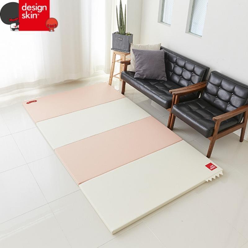 Designskin Dual Chic Candy Mat - Pink White 240 (135x240x4cm)