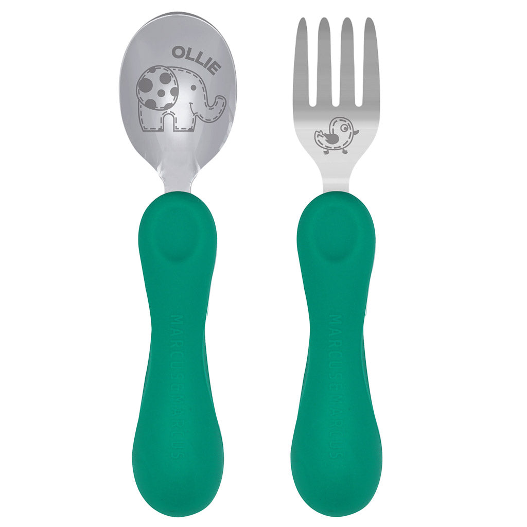 Marcus &amp; Marcus Easy Grip Spoon &amp; Fork Set