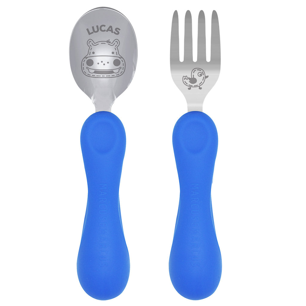 Marcus &amp; Marcus Easy Grip Spoon &amp; Fork Set