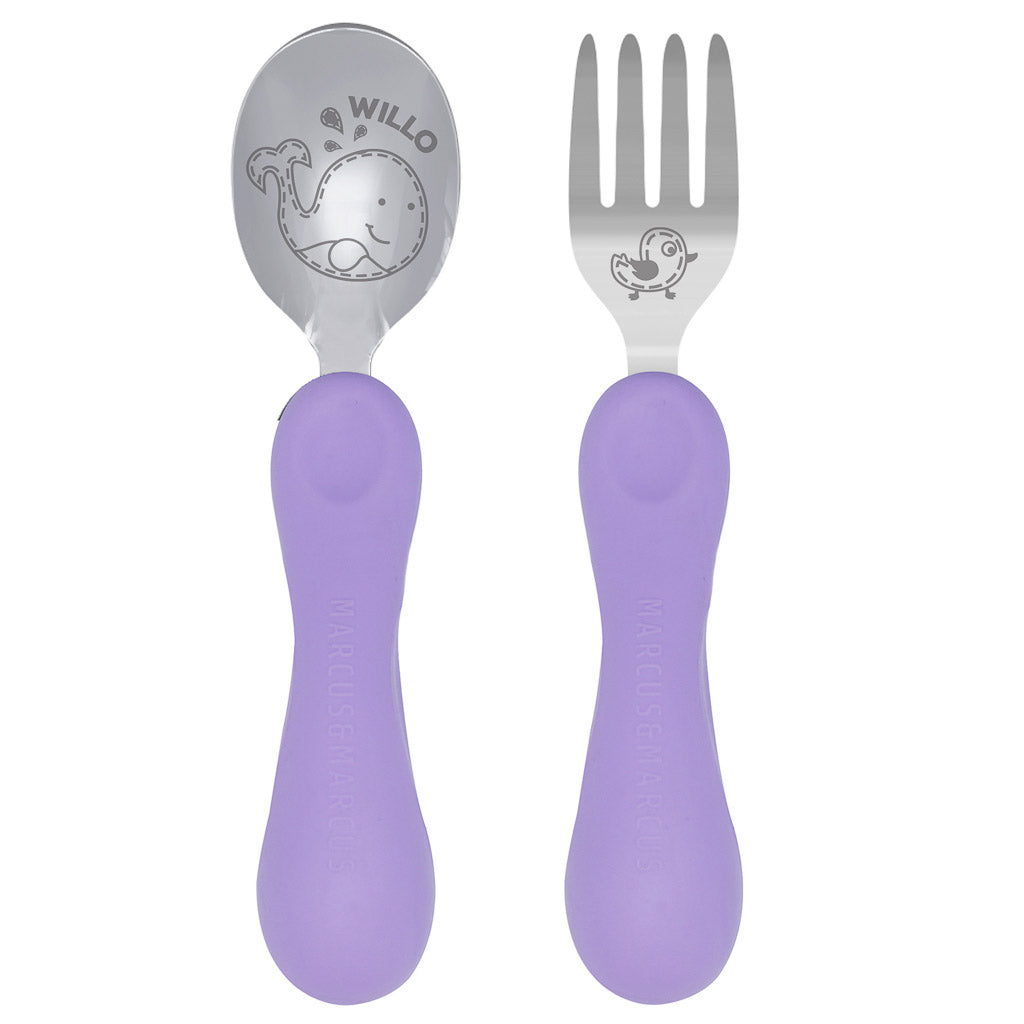 Marcus &amp; Marcus Easy Grip Spoon &amp; Fork Set